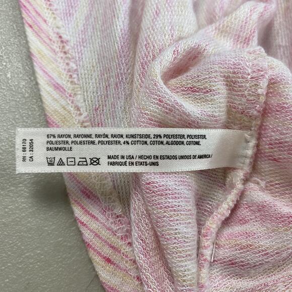 Saturday Sunday Anthropologie Surplice Sweater Women Large Space Dye Pastel Wrap - Picture 8 of 11